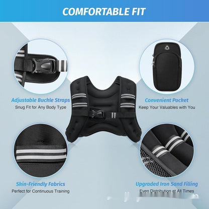 Reflective Training Weight Vest