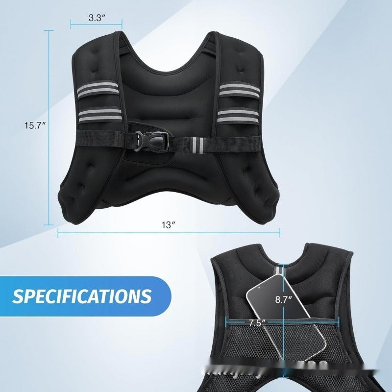 Reflective Training Weight Vest